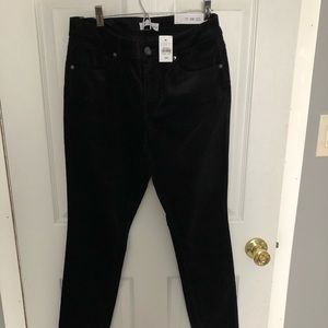 LOFT curvy velvet skinny jeans